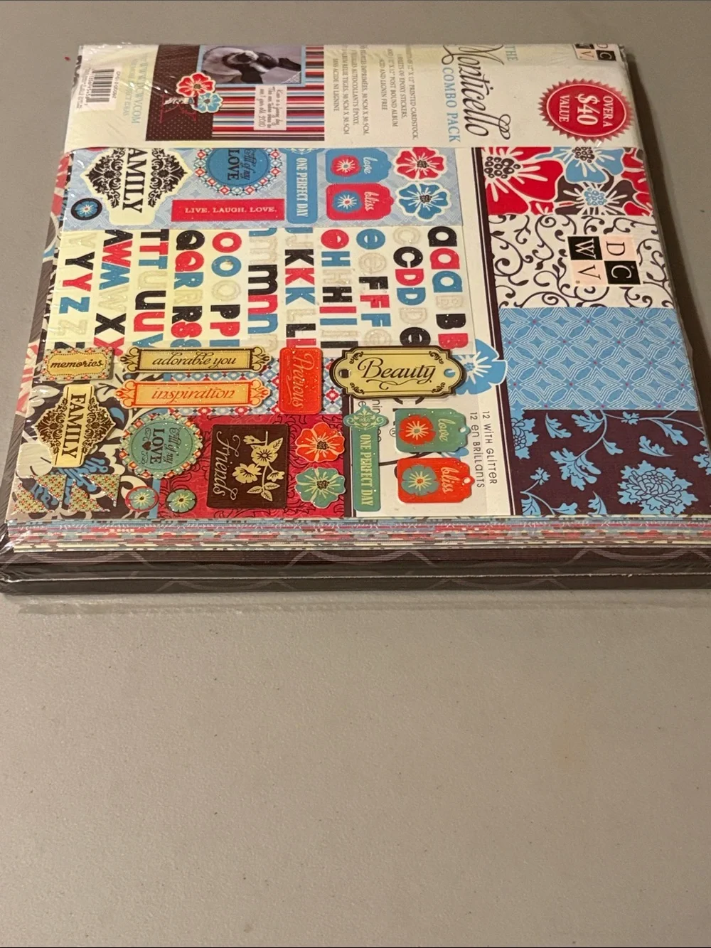 DCWV Monticello 12x12 Scrapbook Combo Pack